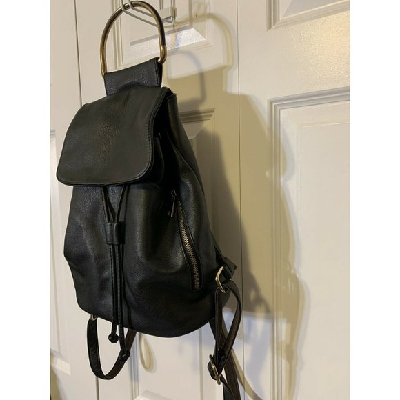 Mellow World Black Backpack Bag Tote‎ Purse main image 4